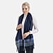 Stylish and Versatile Unisex 100% Wool Scarf - Dark Grey