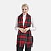 Stylish and Versatile Unisex 100% Wool Scarf - Dark Grey