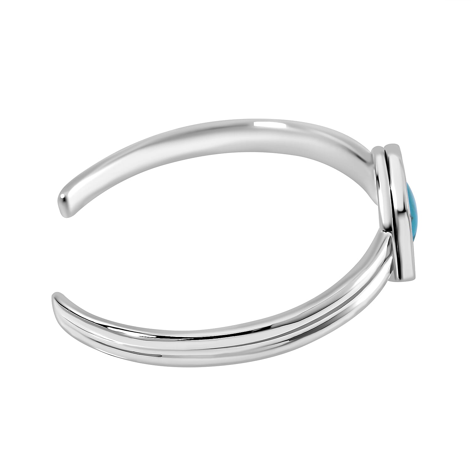 One Time Closeout Deal - Set Of 7 Stones - Interchangeable Multi Gemstone Cuff Bangle (Size - 7) 59.50 Ct.