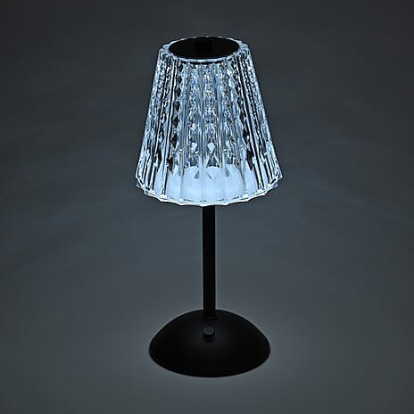 Table Lamp (Size - One Size) - Transparent & Black