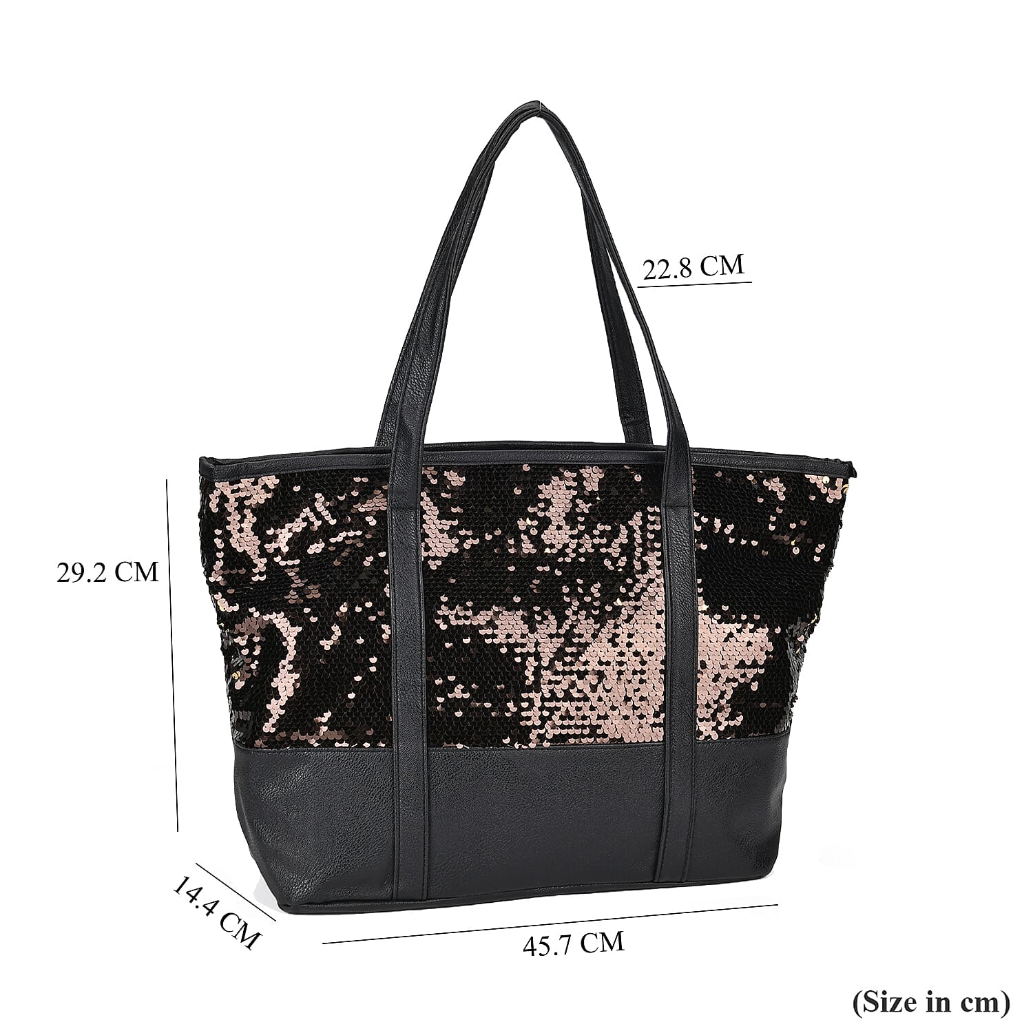   PU Sequin Tote Bag 