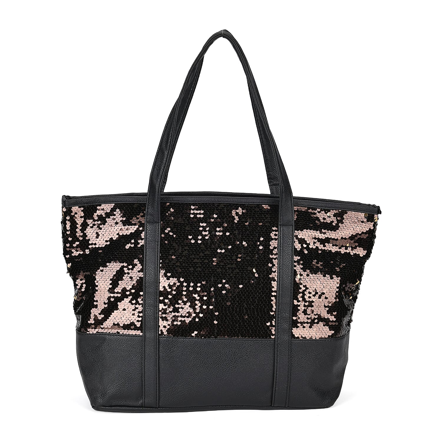   PU Sequin Tote Bag 