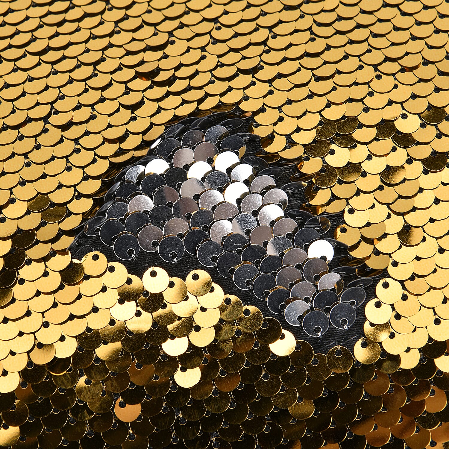 Sequin Tote Bag (Size 45x14x29 cm) - Gold