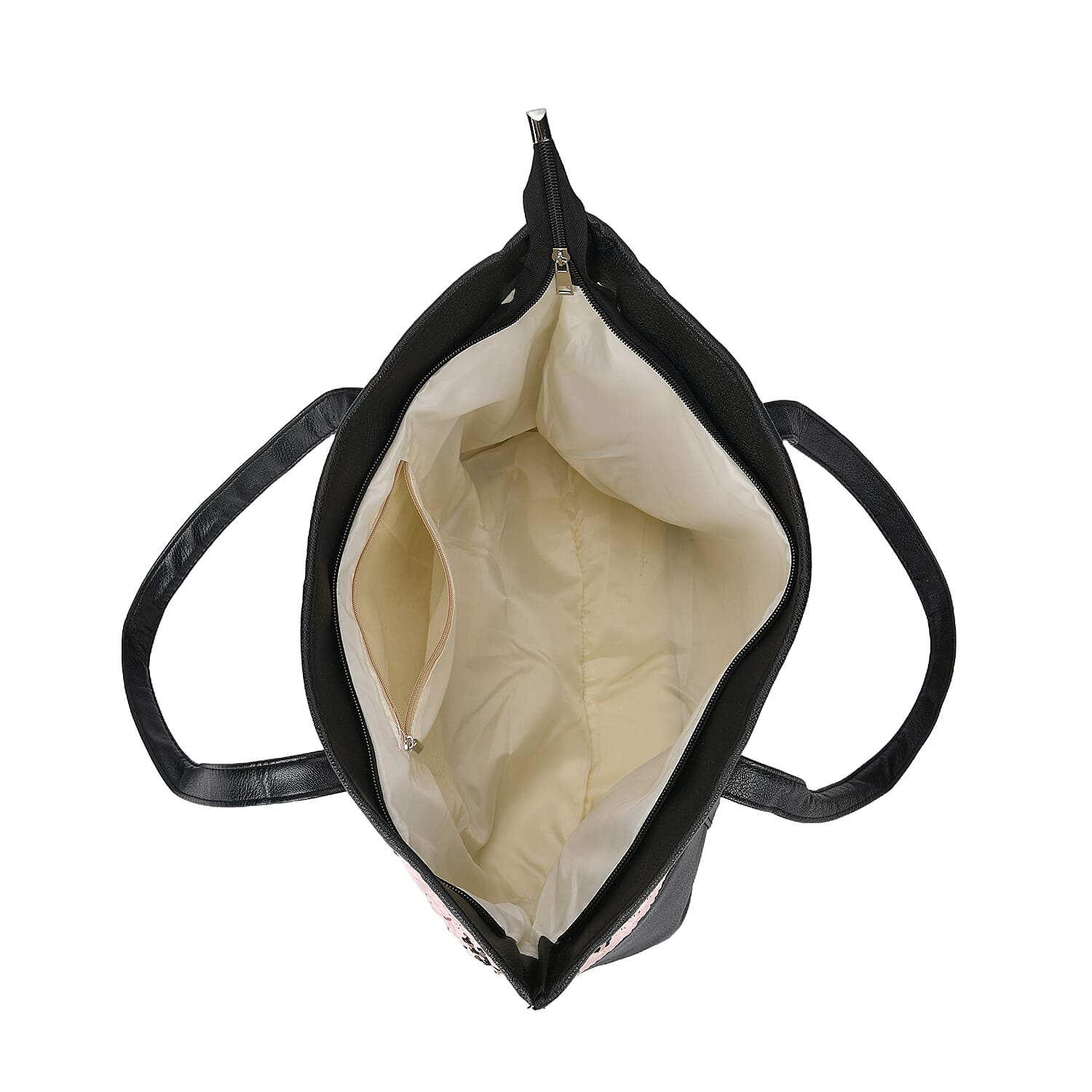 Sequin Tote Bag (Size 45x14x29 cm) - Champagne