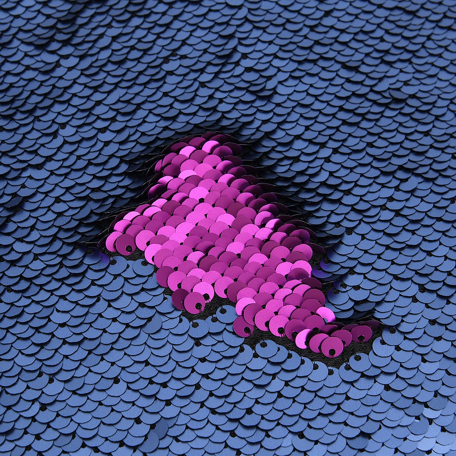 Sequin Tote Bag (Size 45x14x29 cm) - Blue