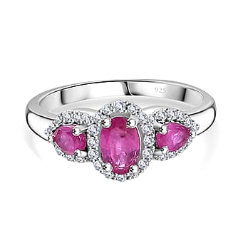 https://tjcuk.sirv.com/Products/78/5/7853817/Mozambique-Ruby-White-Zircon-Main-Stone-With-Side-Stone-Ring-in-rhodiu_7853817.jpg?w=342&h=342