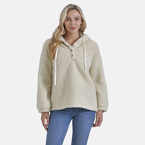 & Maisi Solid Top (Size - Medium) - Beige & Beige