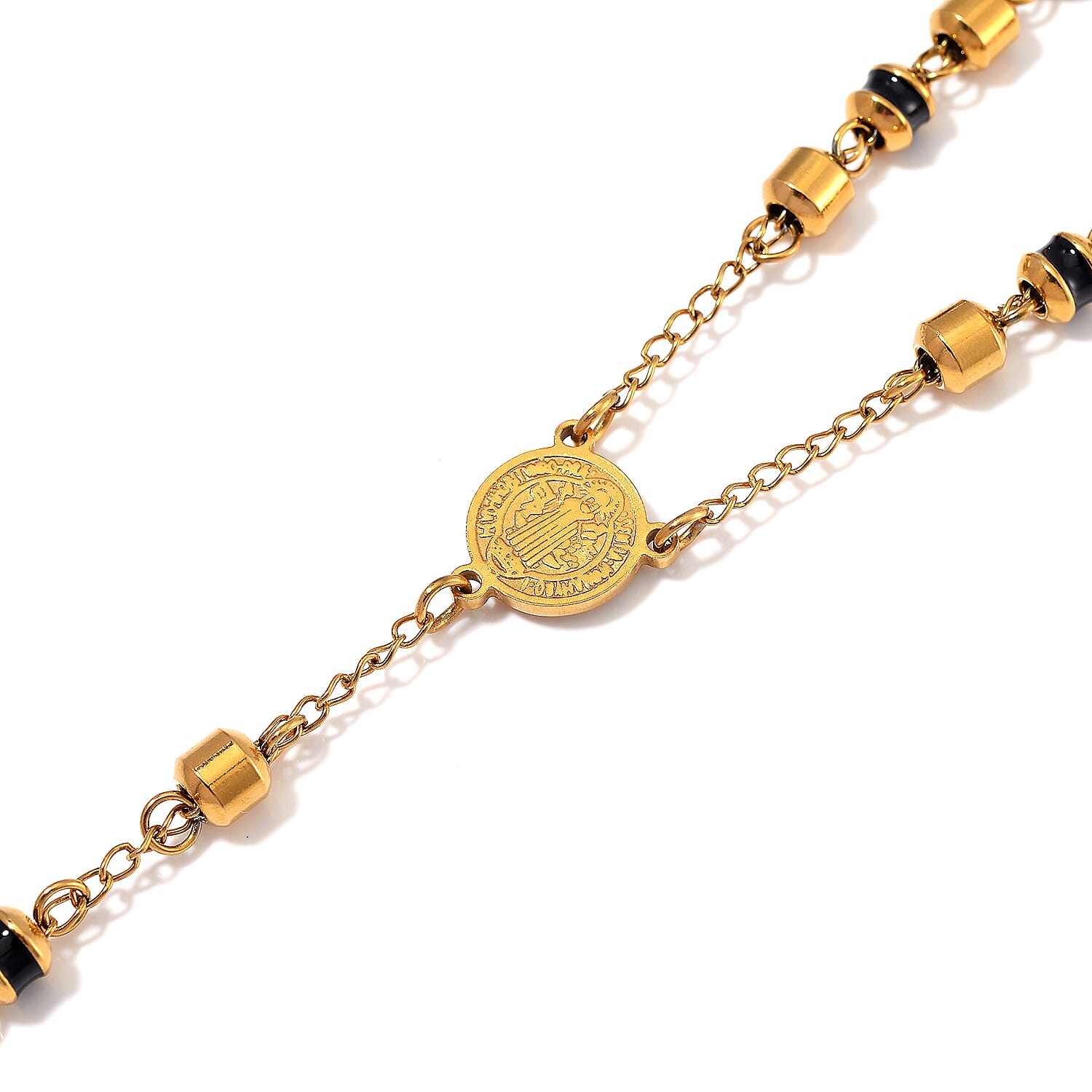 Close Out Deal - Black Enamel Necklace (Size - 26)