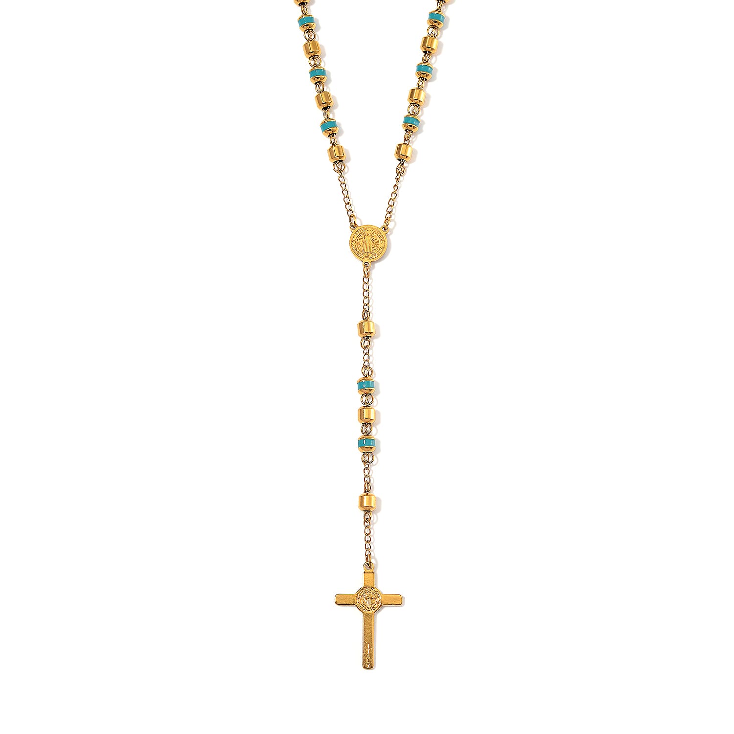 Close Out Deal- Blue Enamel Necklace (Size - 26)