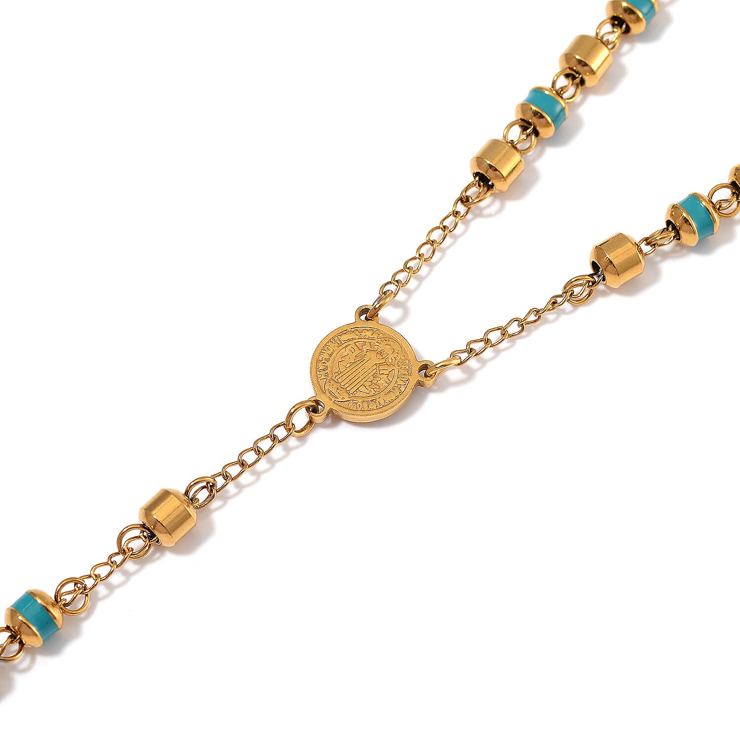 Close Out Deal- Blue Enamel Necklace (Size - 26)