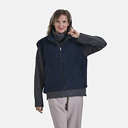   La Marey Plush Vest with Zipper