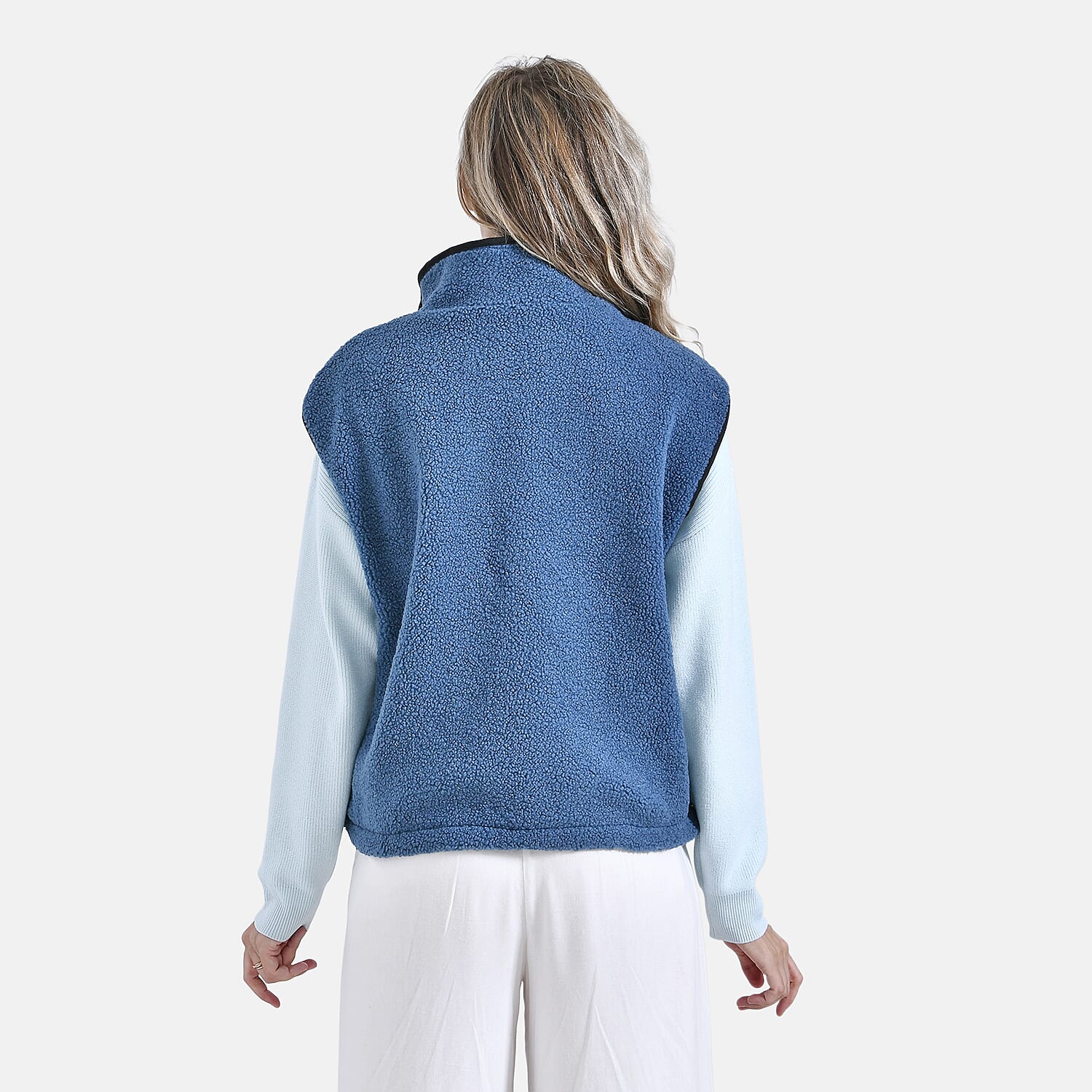 Maisi-Patterned-Vest-Waistcoat-Size-S-M-Green-Green