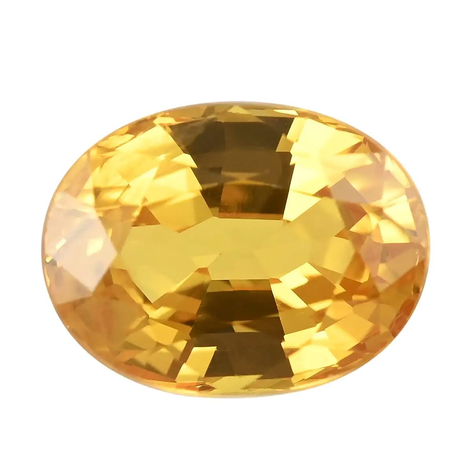 AAAA Madagascar Yellow Sapphire Oval 7x5 mm Gemstone