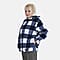 La Marey Polyester Plaid Coat