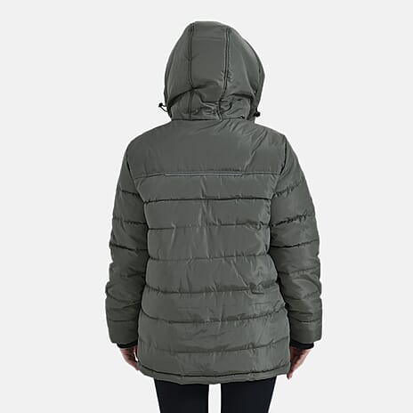 La Marey Windbreaker Padded Jacket (Size 16 to 18) - Green