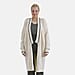 Tamsy Knitted Long Cardigan (Size 96x58cm) - Buttermilk Color
