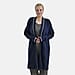 Tamsy Knitted Long Cardigan (Size 96x58cm) - Buttermilk Color