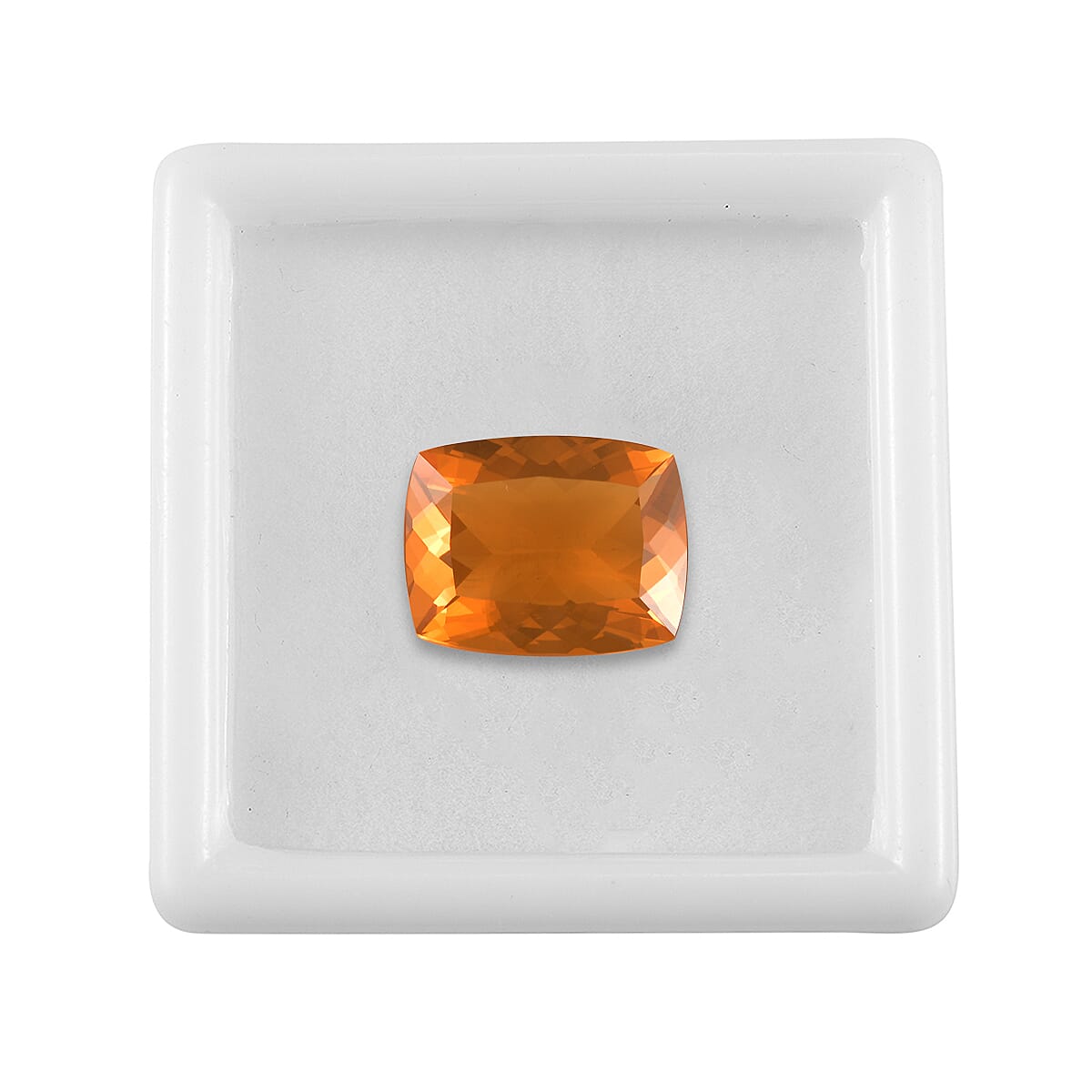 Fire Opal Cushion Size Varies