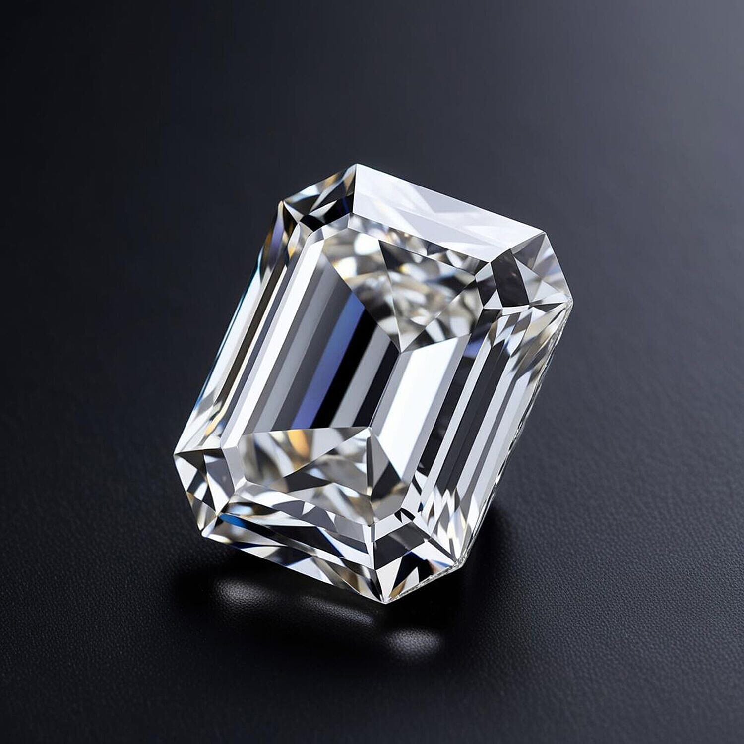 IGI Certified Lab Grown Diamond (VS2-F) Emerald Cut Gemstone (9.72 x 6.98 x 4.40 MM) 3.00 Ct