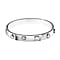 Cubic Zirconia Bangle (Size 7.5) - White