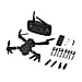 Remote Control Foldable Drone with Double Camera - Black