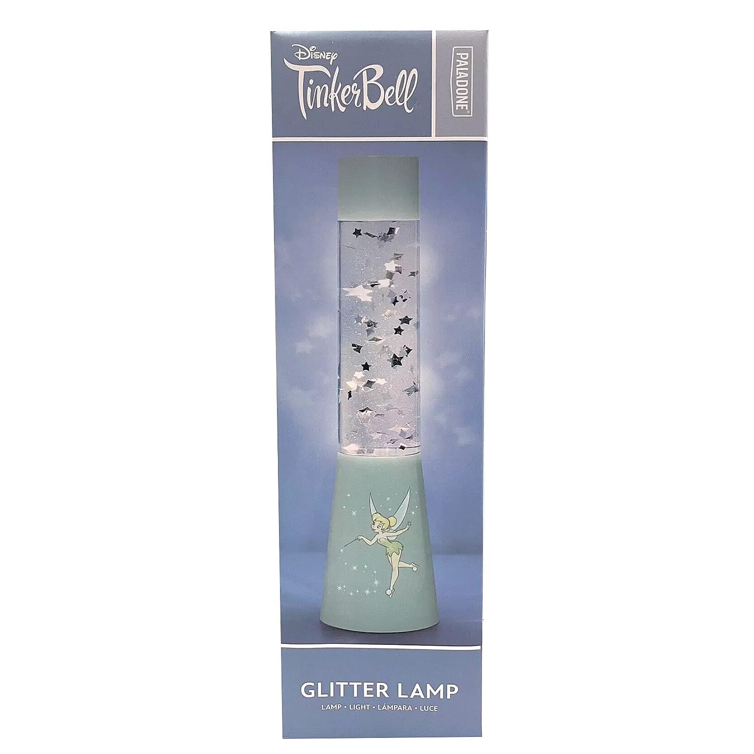 DISNEY Tinker Bell Flow Glitter Lamp(USB cable not included) - Pale Blue