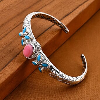https://tjcuk.sirv.com/Products/78/5/7856187/Pink-Conch-Shell-Sleeping-Beauty-Turquoise-Bangle-Sterling-Silver-9-76_7856187_1.jpg?w=342&h=342