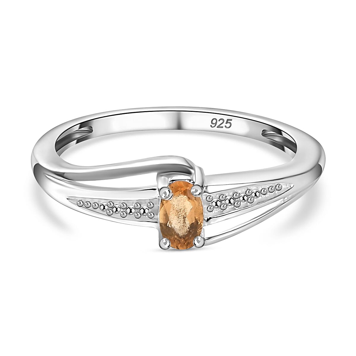 Solitaire  Ring in Sterling Silver