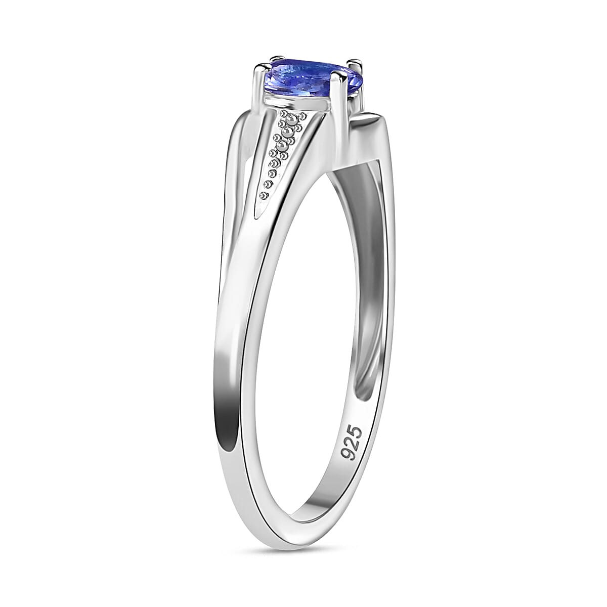 Solitaire  Ring in Sterling Silver