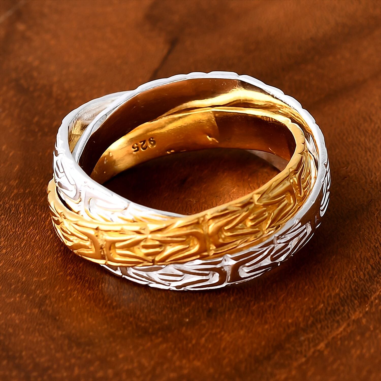 Royal Bali Collection - Sterling Silver Ring,  Silver Wt. 10 Gms