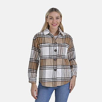 https://tjcuk.sirv.com/Products/78/5/7856613/La-Marey-Brushed-Checked-Shirt-Coat-Size-12-14-Brown_7856613.jpg?w=342&h=342
