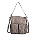 Italy Retro Noble Collection Genuine Leather 2 in 1 Crossbody Bag with Shoulder Strap