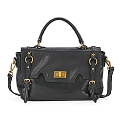 Italy Retro Noble Collection Genuine Leather Crossbody Bag