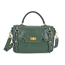 Italy Retro Noble Collection Genuine Leather Crossbody Bag