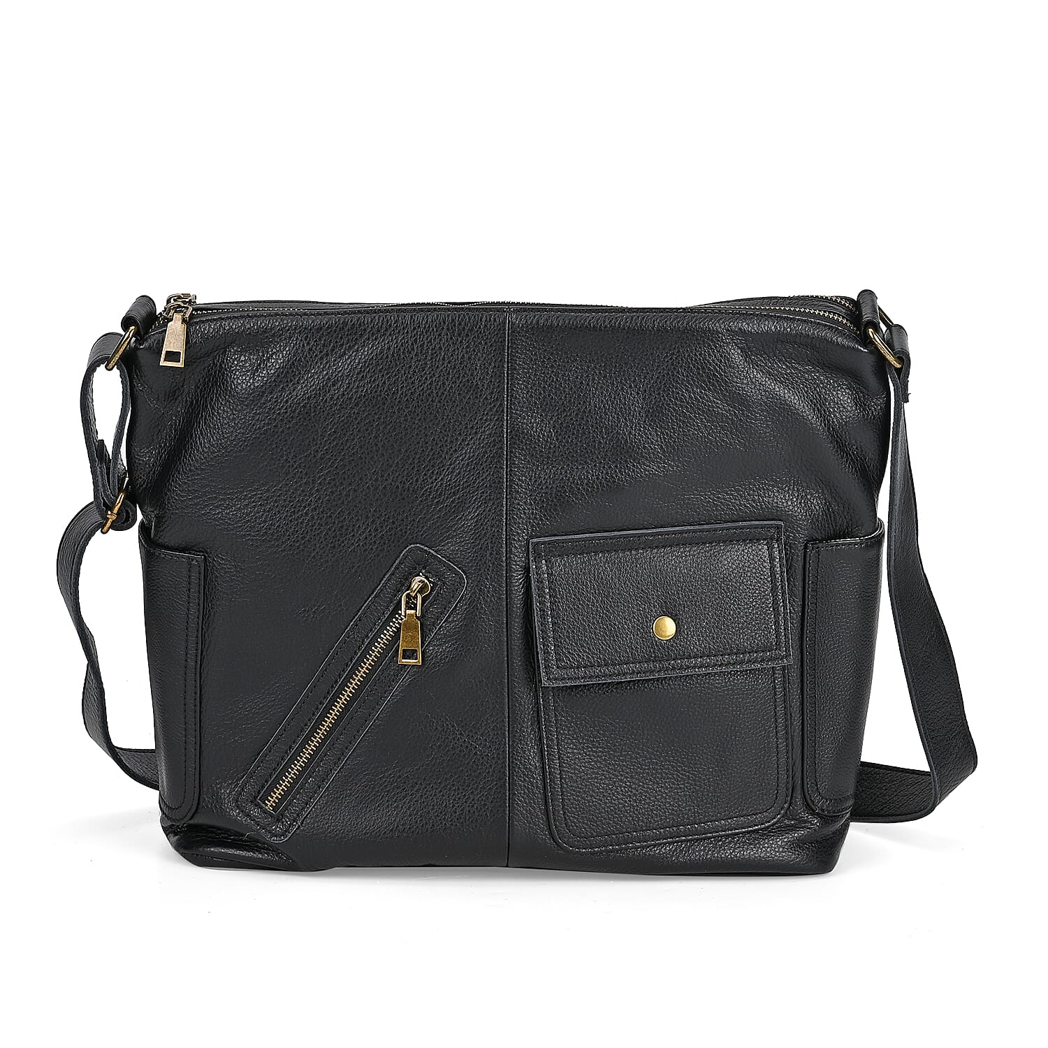 Italy Retro Noble Collection - Genuine Leather Crossbody Bag 