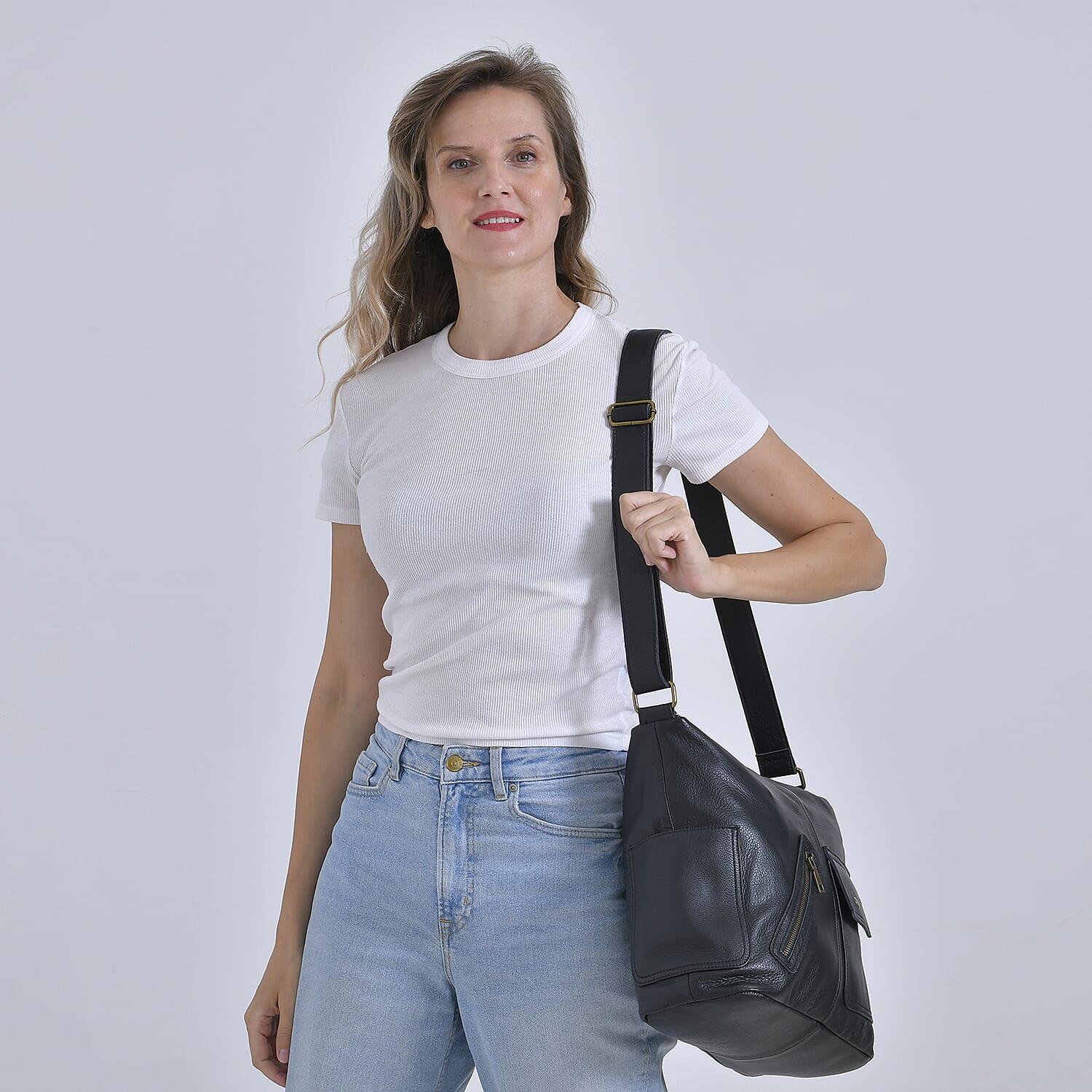 Italy Retro Noble Collection - Genuine Leather Crossbody Bag 