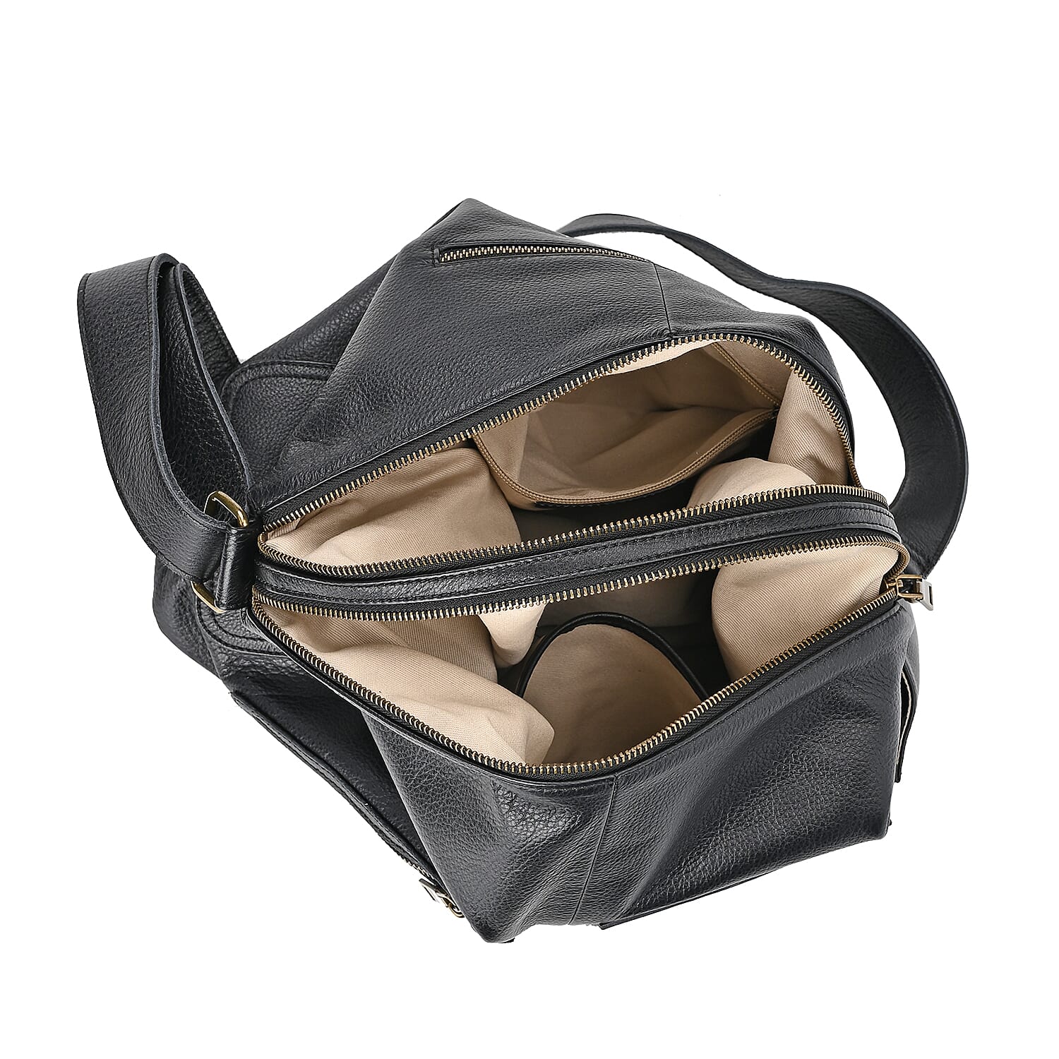 Italy Retro Noble Collection - Genuine Leather Crossbody Bag 