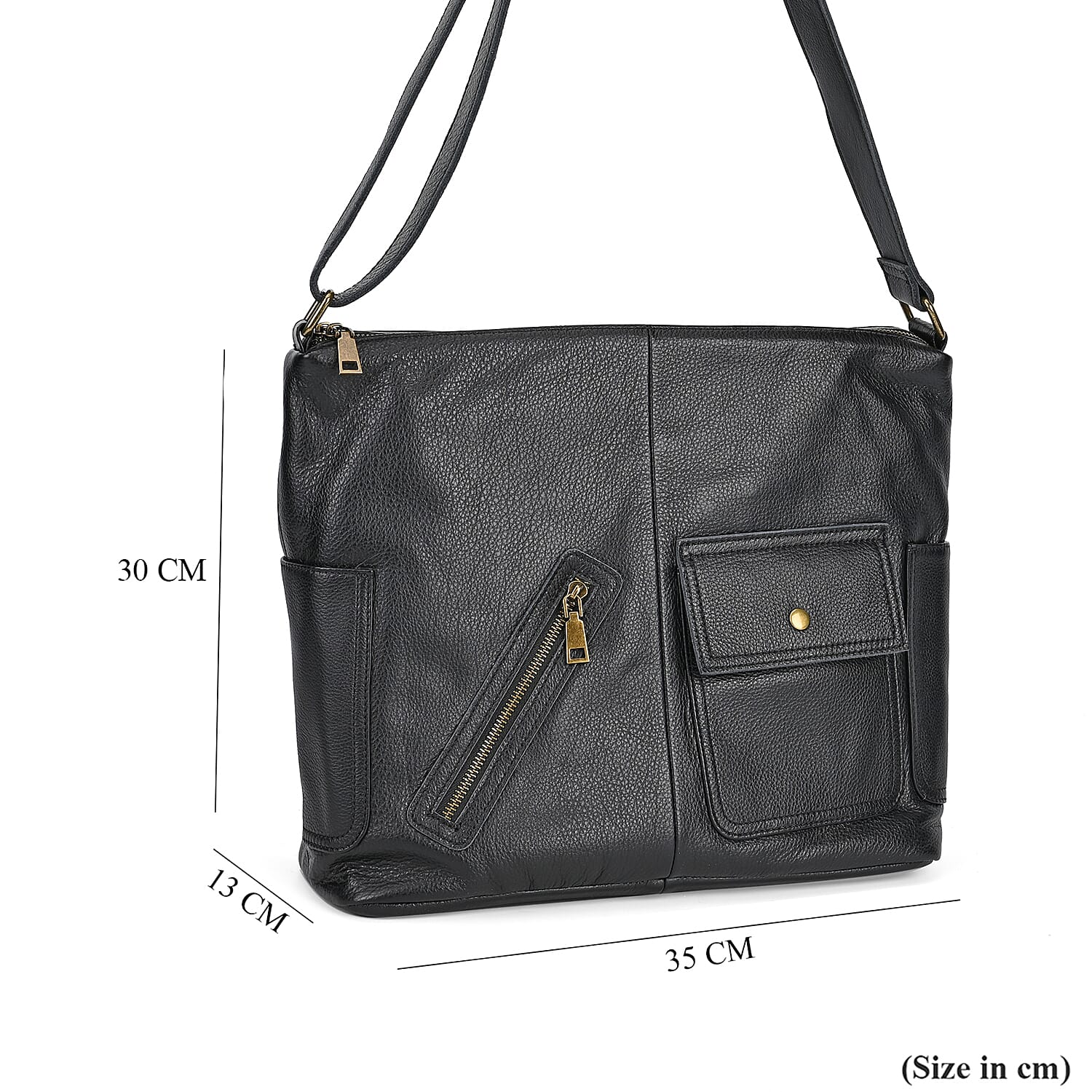 Italy Retro Noble Collection - Genuine Leather Crossbody Bag 