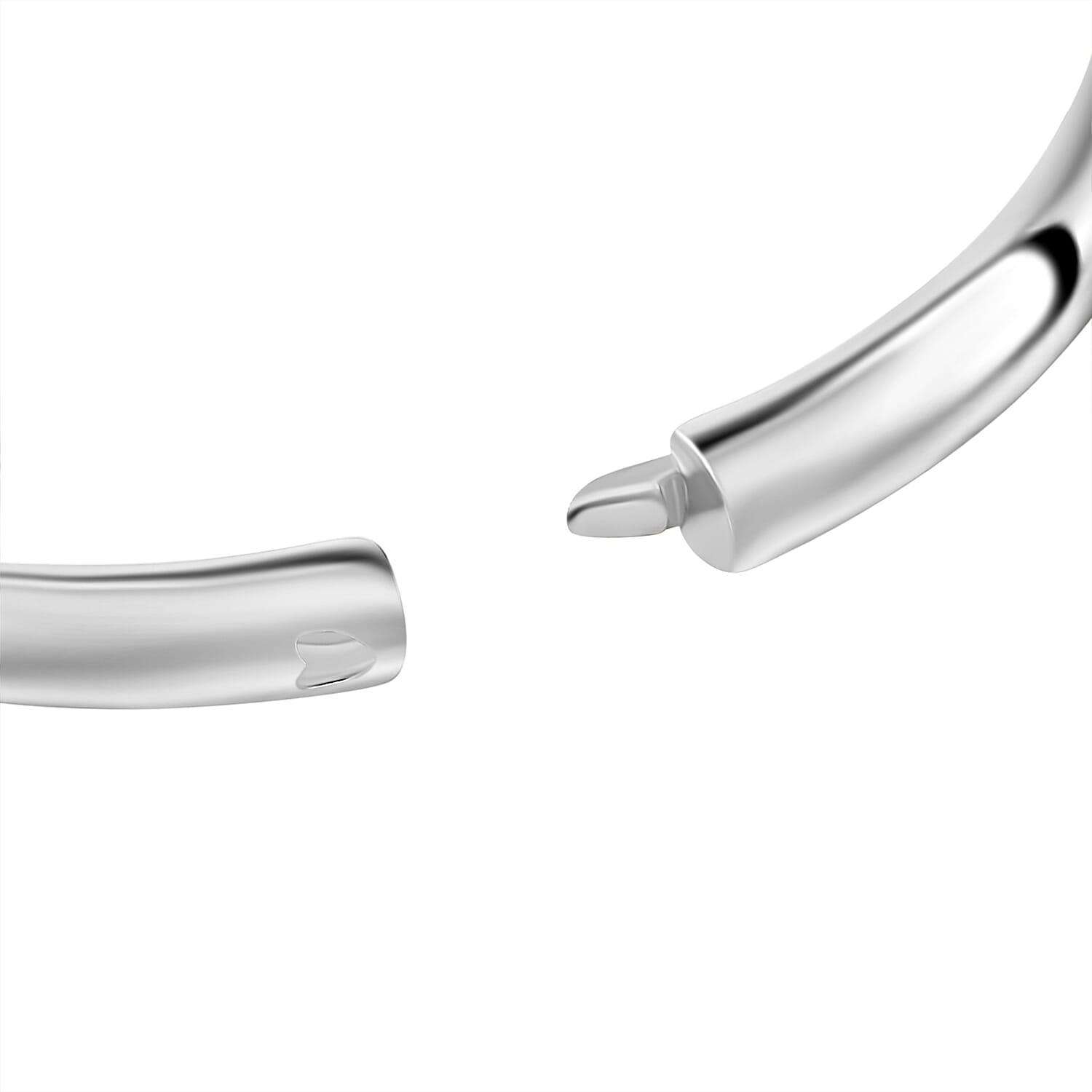 Designer Inspired White Cubic Zirconia Ballerina Bangle  (Size 7.5)