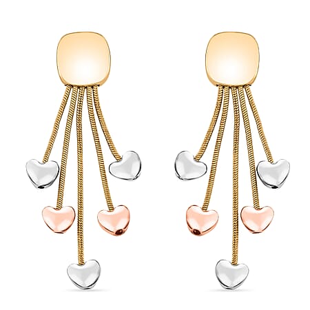 Designer Inspired- Heart Drop Push Back Earring
