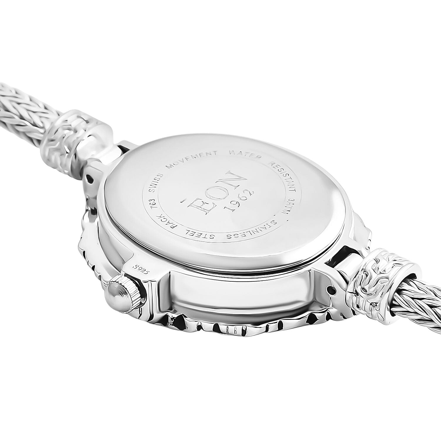 Royal Bali Collection Sterling Silver Tulangnaga Chain Bracelet Watch (Size - 8), Silver Wt. 15.84 Gms.