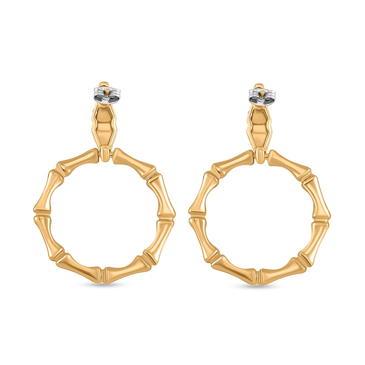 Bamboo Earrings with Push Back Bamboo Earrings with Push Back
