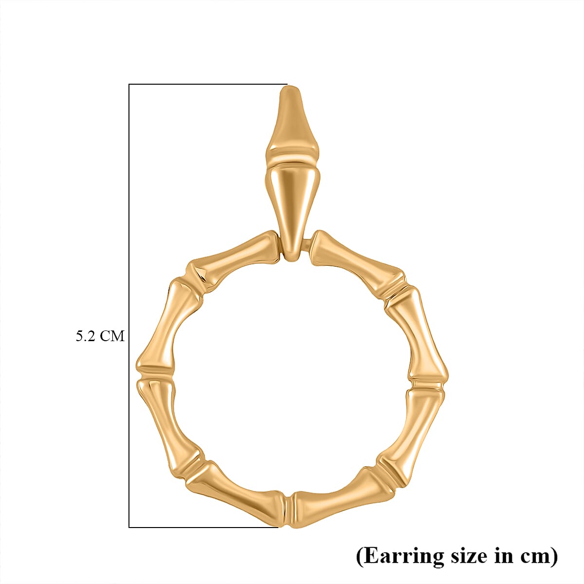 Bamboo Earrings with Push Back Bamboo Earrings with Push Back