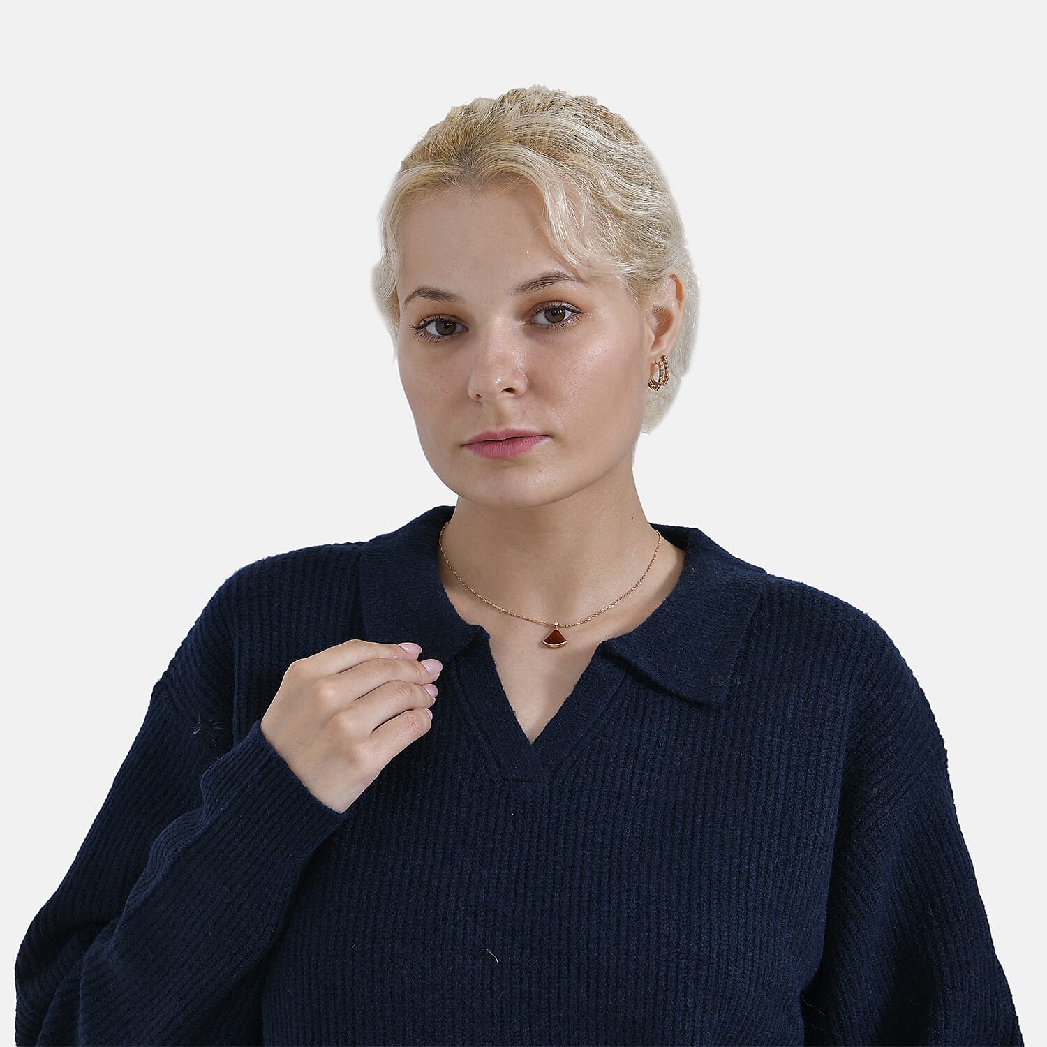 La Marey V-Neck Polo Sweater La Marey V-Neck Polo Sweater