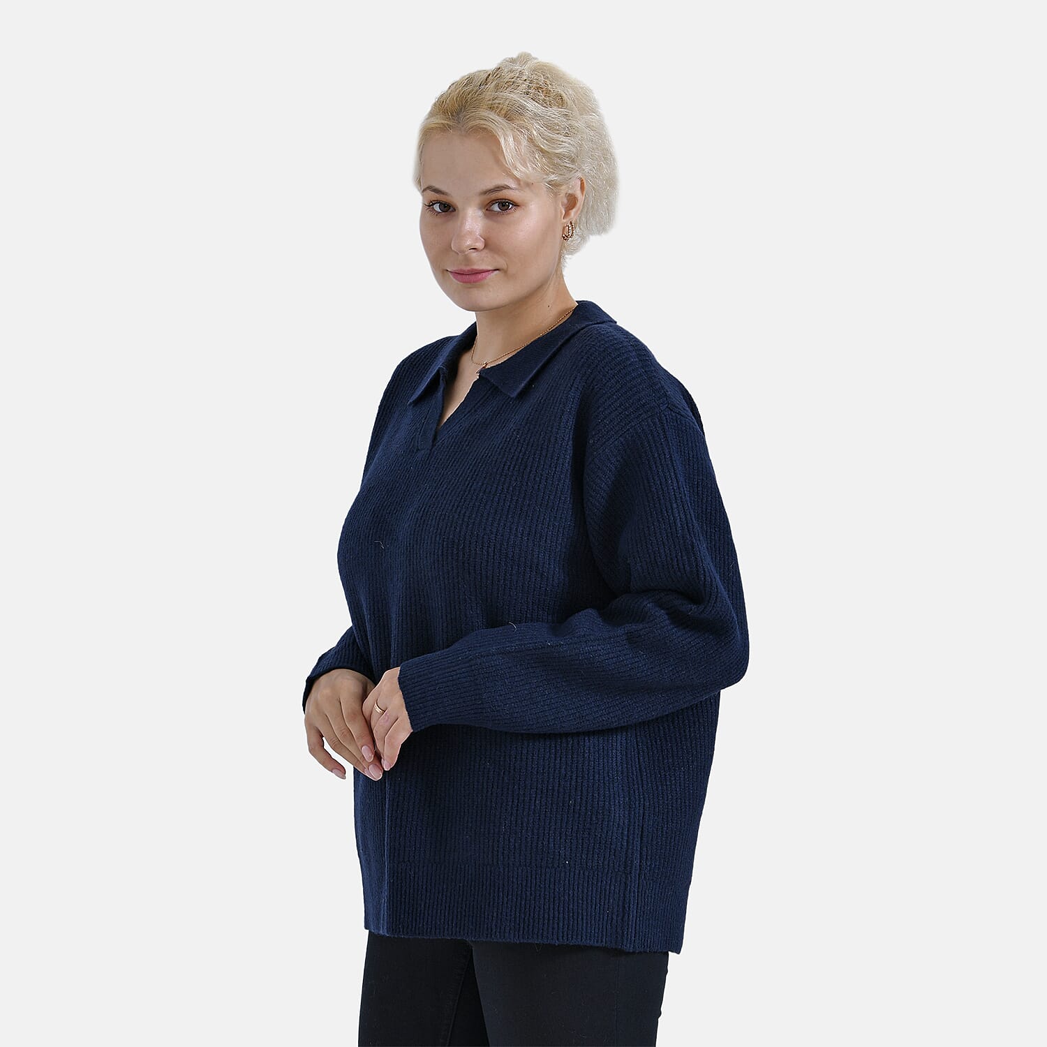 La Marey V-Neck Polo Sweater La Marey V-Neck Polo Sweater