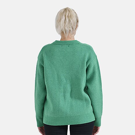 La Marey Polo Jumper (Size 12 to 14) - Grass Green