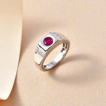 https://tjcuk.sirv.com/Products/78/5/7856966/Mozambique-Ruby-Moissanite-Main-Stone-With-Side-Stone-Ring-in-rhodium-_7856966_1.jpg?w=342&h=342