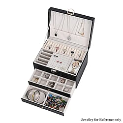 3-Layer Jewellery Box with Lock and Key