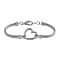 Royal Bali Collection Heart Bracelet With Lobster Clasp in Sterling Silver