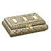 Handcrafted Oxidized Jewellery Storage Box (Size 19.7x12x7.3 cm) - Silver